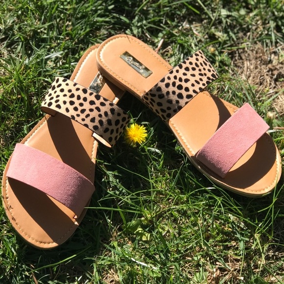 🐆✨Cheetah Print Slide Sandals BNWT - Picture 2 of 4